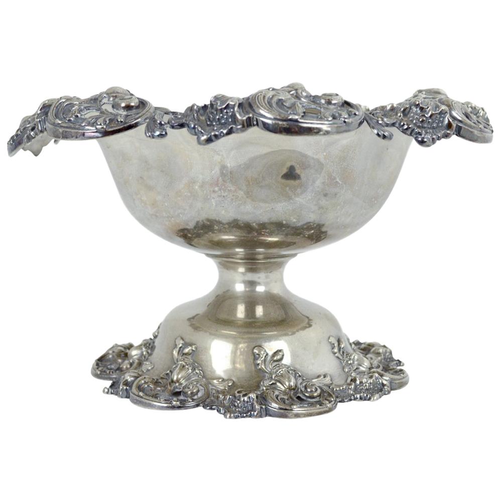 Antique Sterling Silver Bowl For Sale