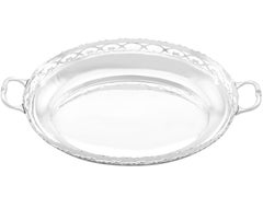 Antique Sterling Silver Bread Dish