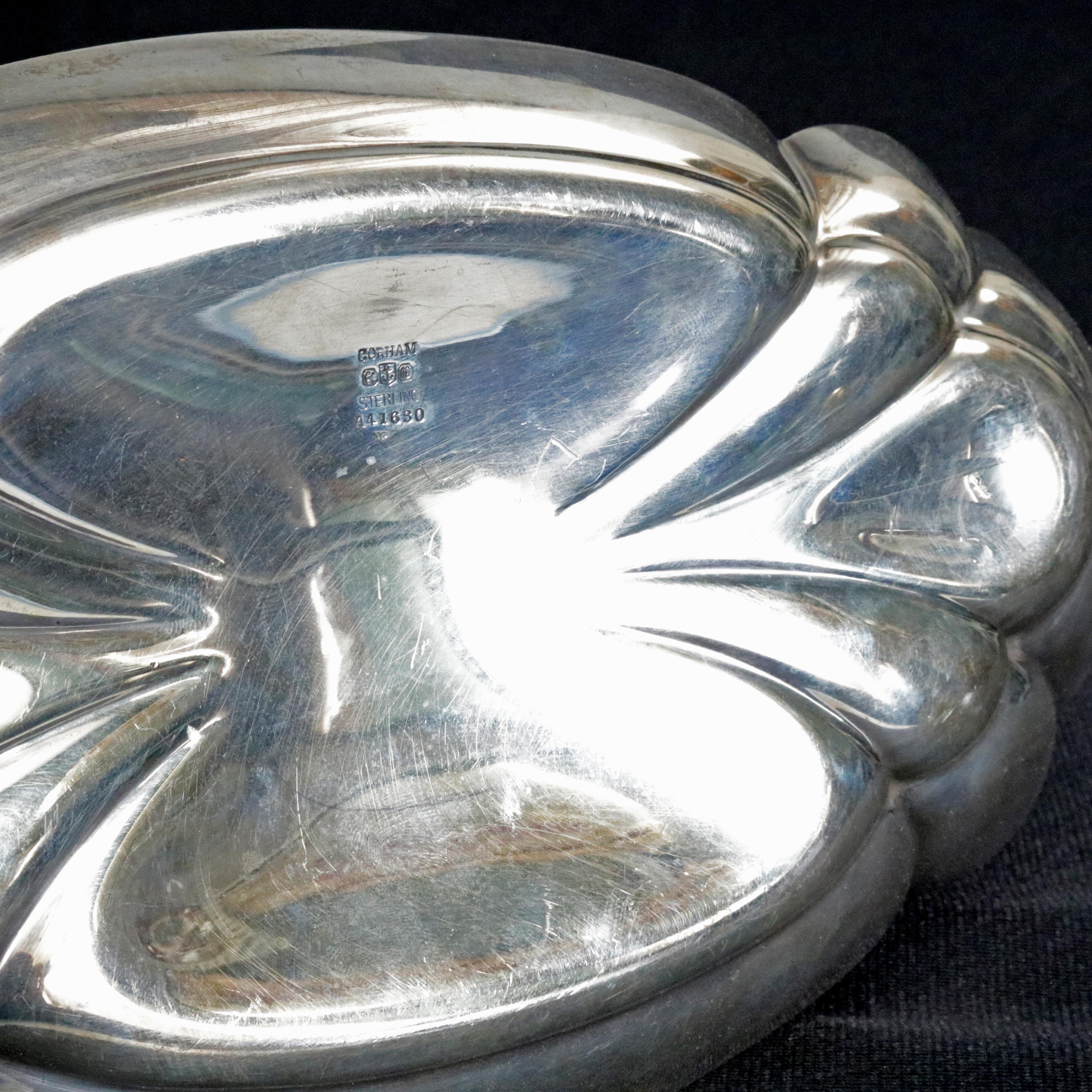 Antique Sterling Silver Bread Tray by Gorham, circa 1920 2