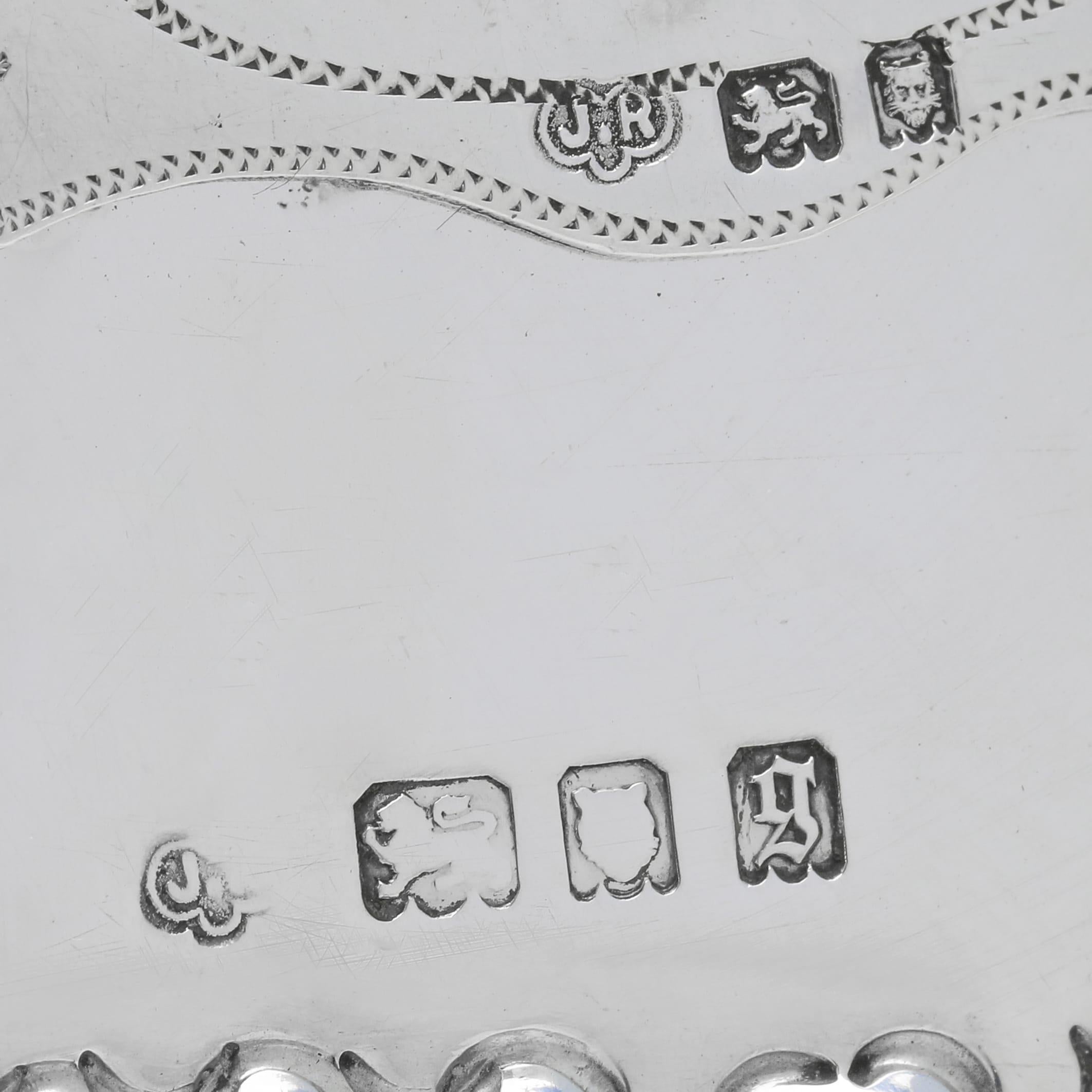 Antique Sterling Silver Breastplate - Judaica - London 1922 Jacob Rosenzweig For Sale 1