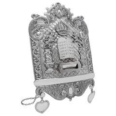 Antique Sterling Silver Breastplate, Traditional Design, Judaica, London 1922