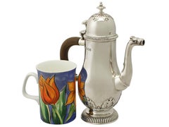 Antique Sterling Silver Café Au Lait Set