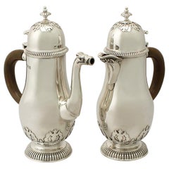 Vintage Sterling Silver Café Au Lait Set