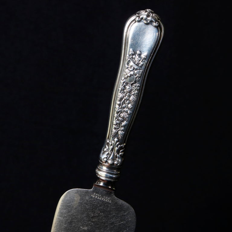 Antique Sterling Silver Cake Server by Tiffany and Co. in Olympian