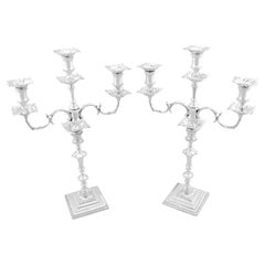 Antique Sterling Silver Candelabra