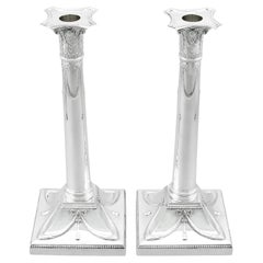 Antique Sterling Silver Candle Holders (1913)