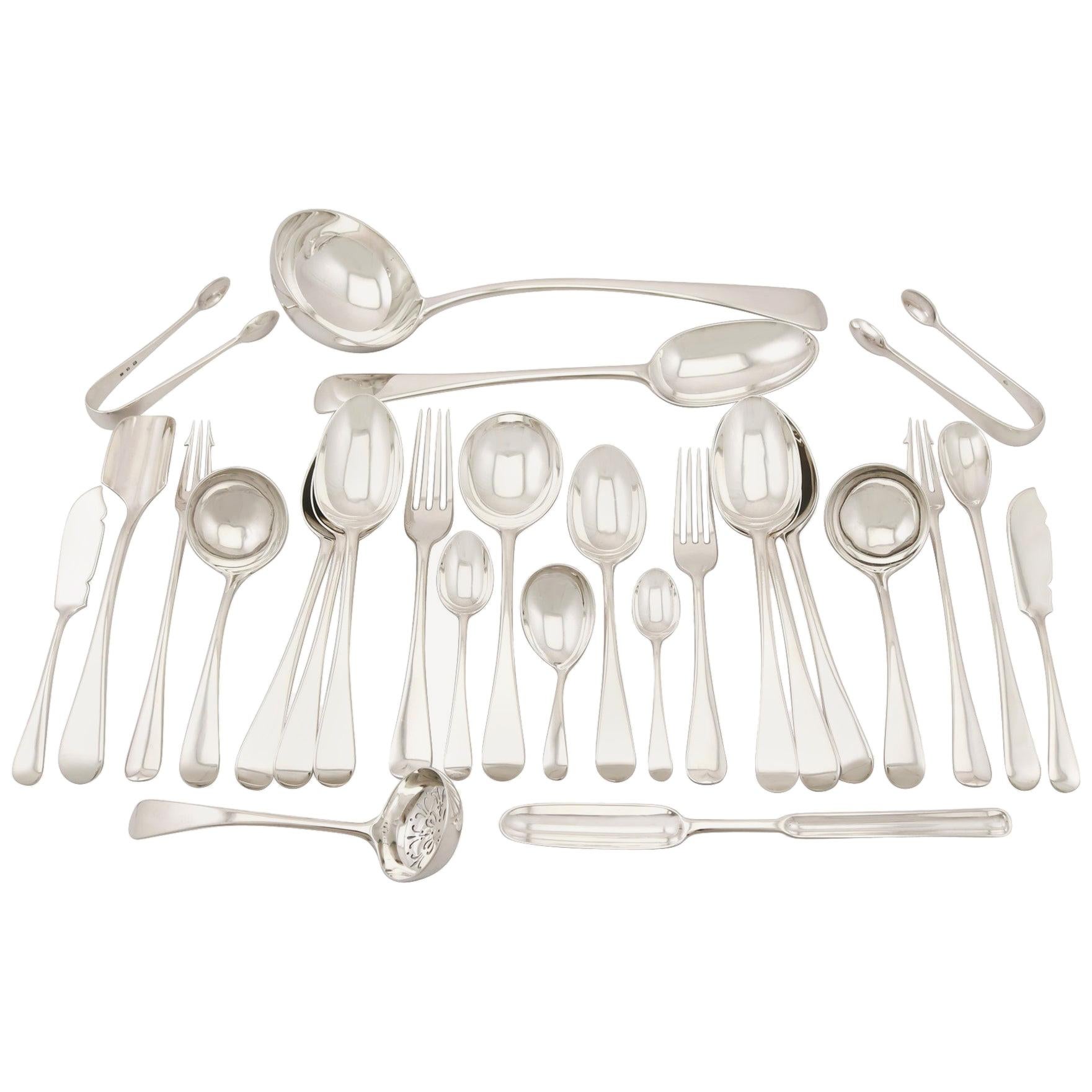 Antique Sterling Silver Canteen of Cutlery, 1930