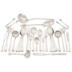 Vintage Sterling Silver Canteen of Cutlery, 1930