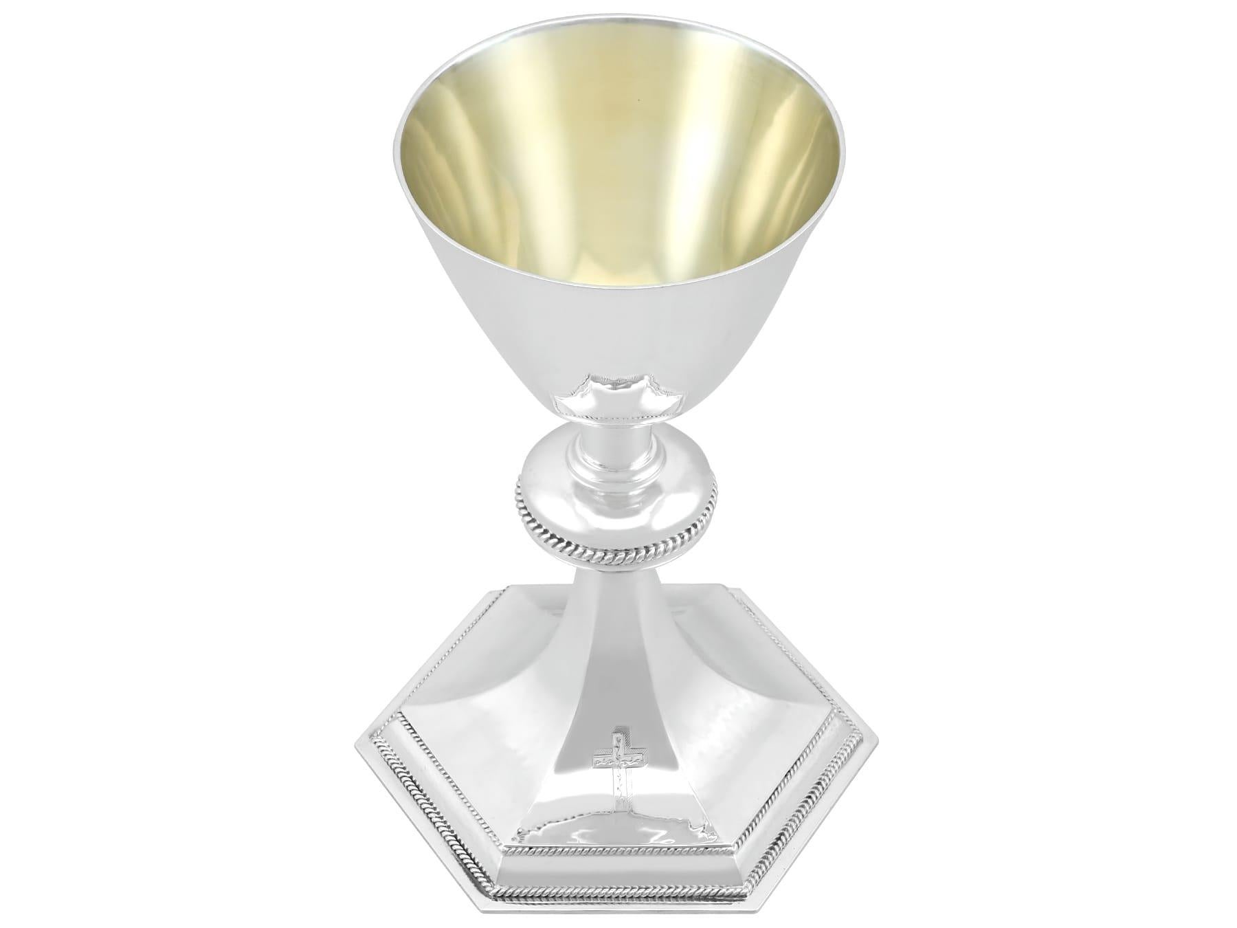 British Antique Sterling Silver Chalice 