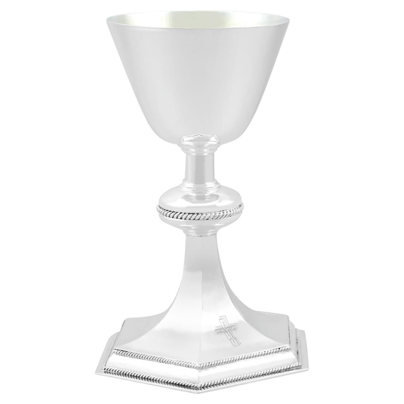 Antique Sterling Silver Chalice 