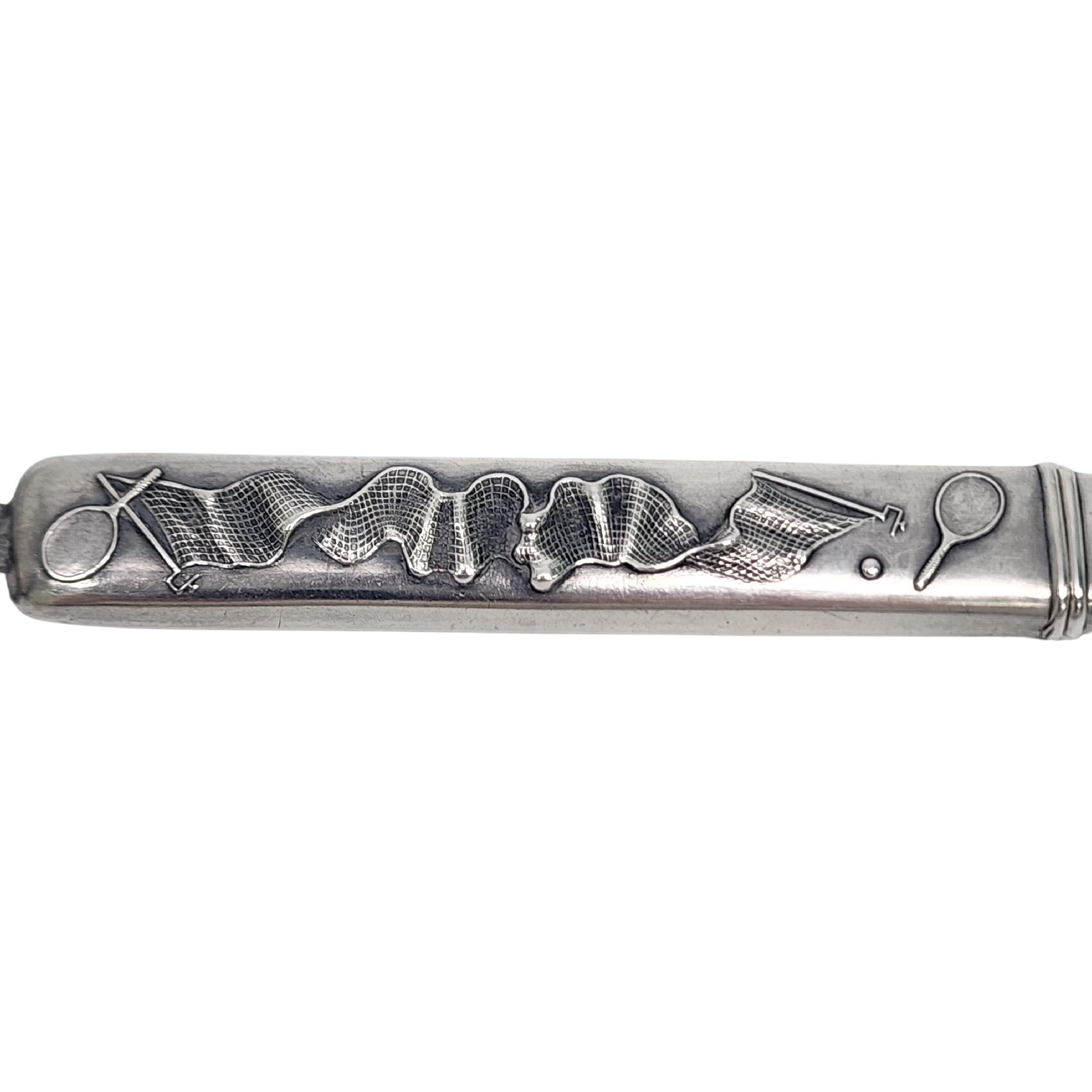 Women's Antique Sterling Silver Chatelaine Needle/Pencil Case #16525 For Sale