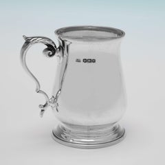 Antique Sterling Silver Christening Mug, Atkin Brothers, Sheffield, 1919