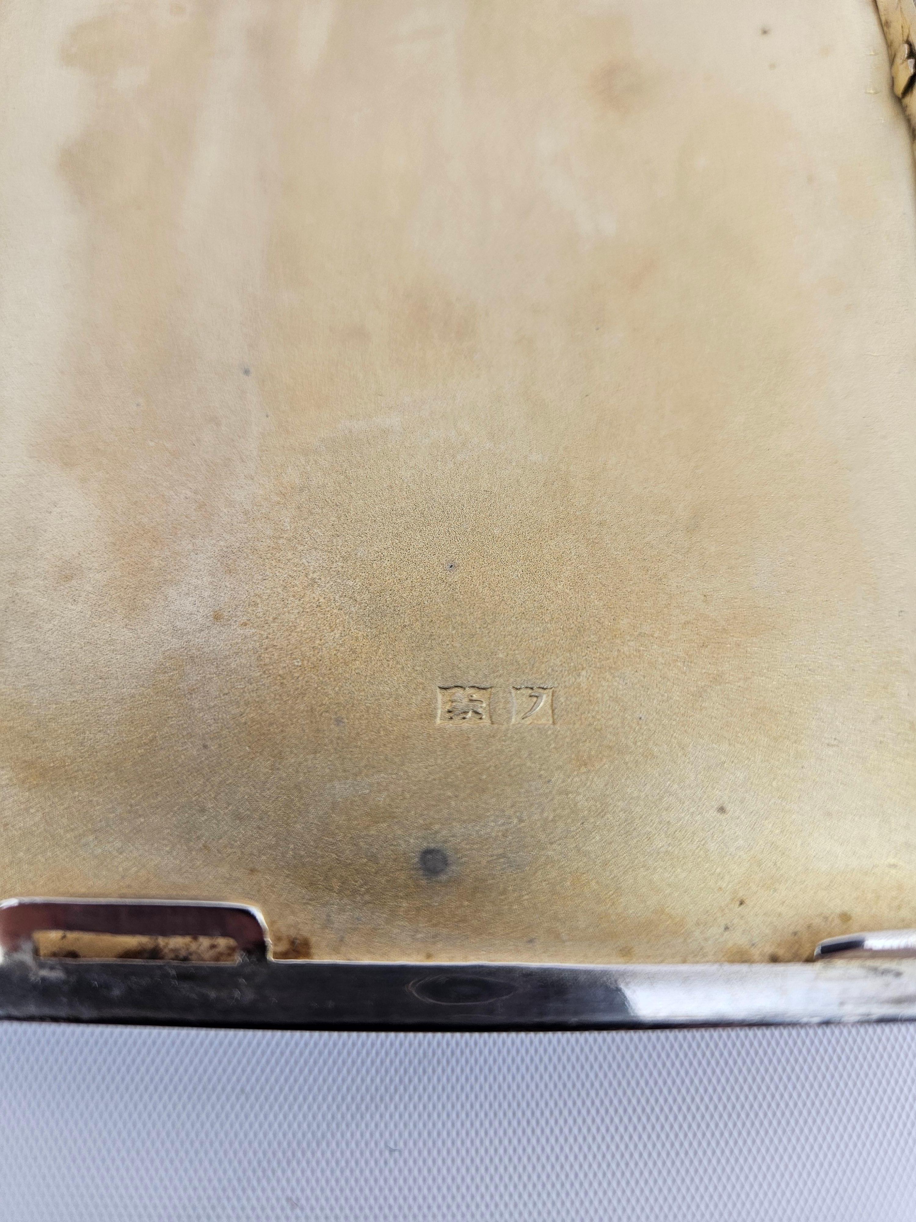 20th Century Antique Sterling Silver Cigarette Case For Sale