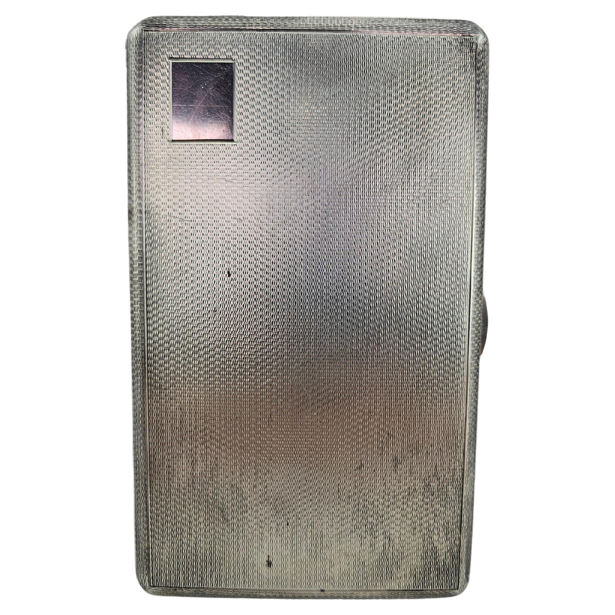 Antique Sterling Silver Cigarette Case