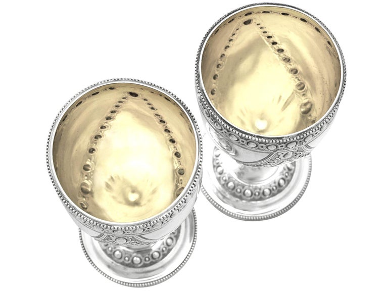 Barnard and Sons Ltd Antique Sterling Silver Claret Jug and Matching