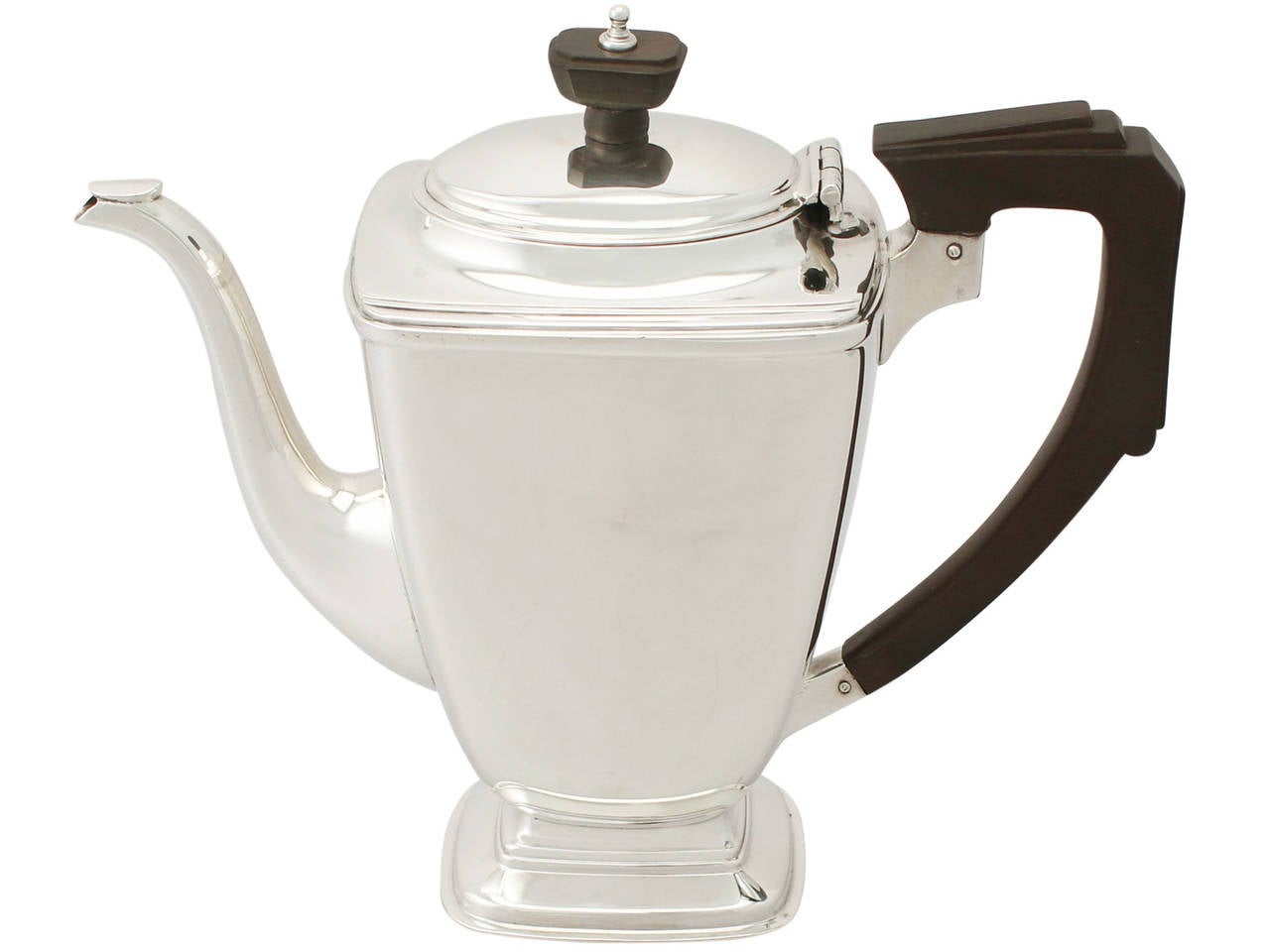 English Antique Sterling Silver Coffee Pot