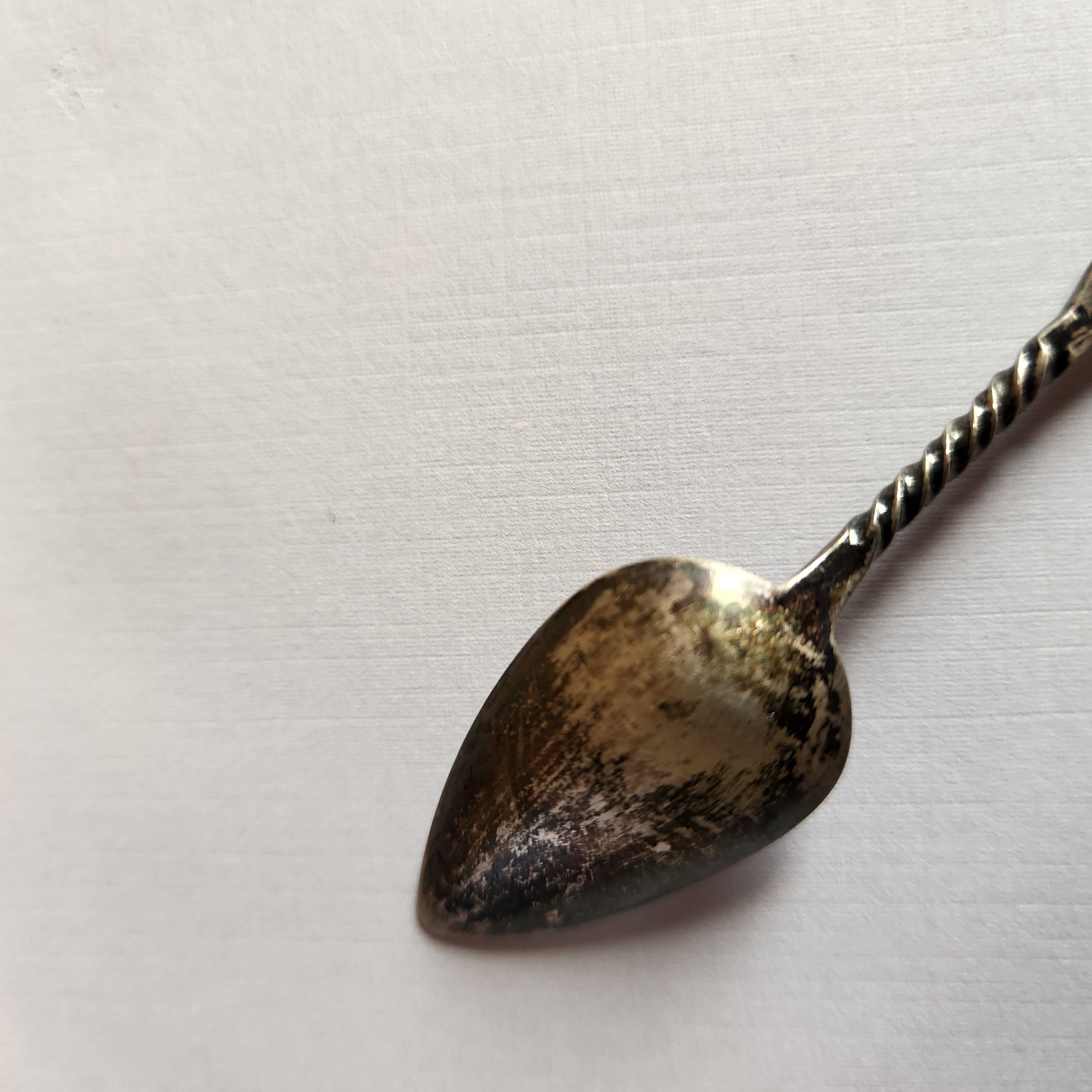 Argento Antico cucchiaio Demitasse in argento sterling in vendita