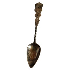 Antique Sterling Silver Demitasse Spoon