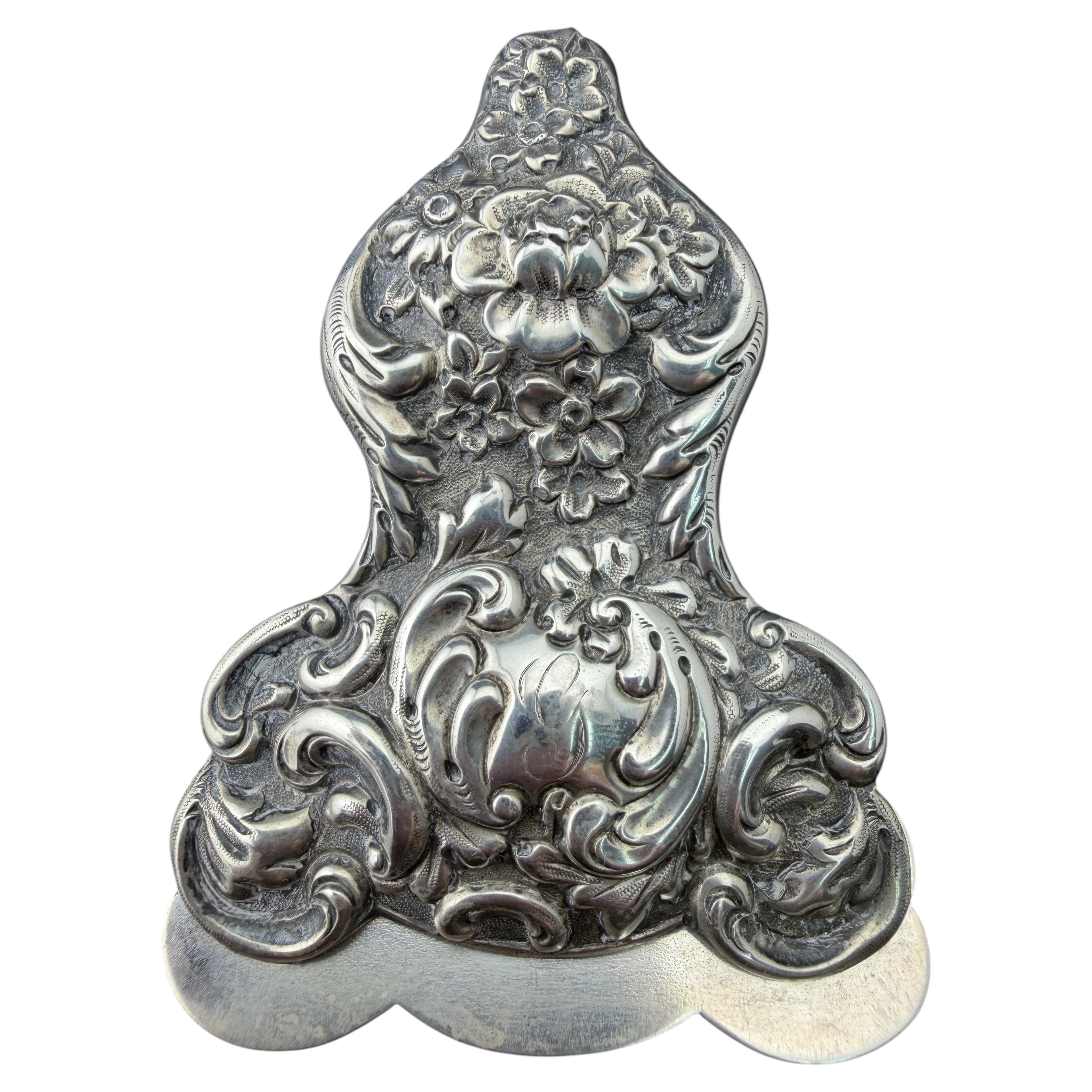 Antique Sterling Silver Desk Clip