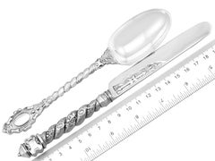 Antique Sterling Silver Dessert Service for Six Persons by Francis Higgins II