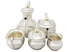 Antique Sterling Silver Five Piece Tea and Coffee Service, 1936