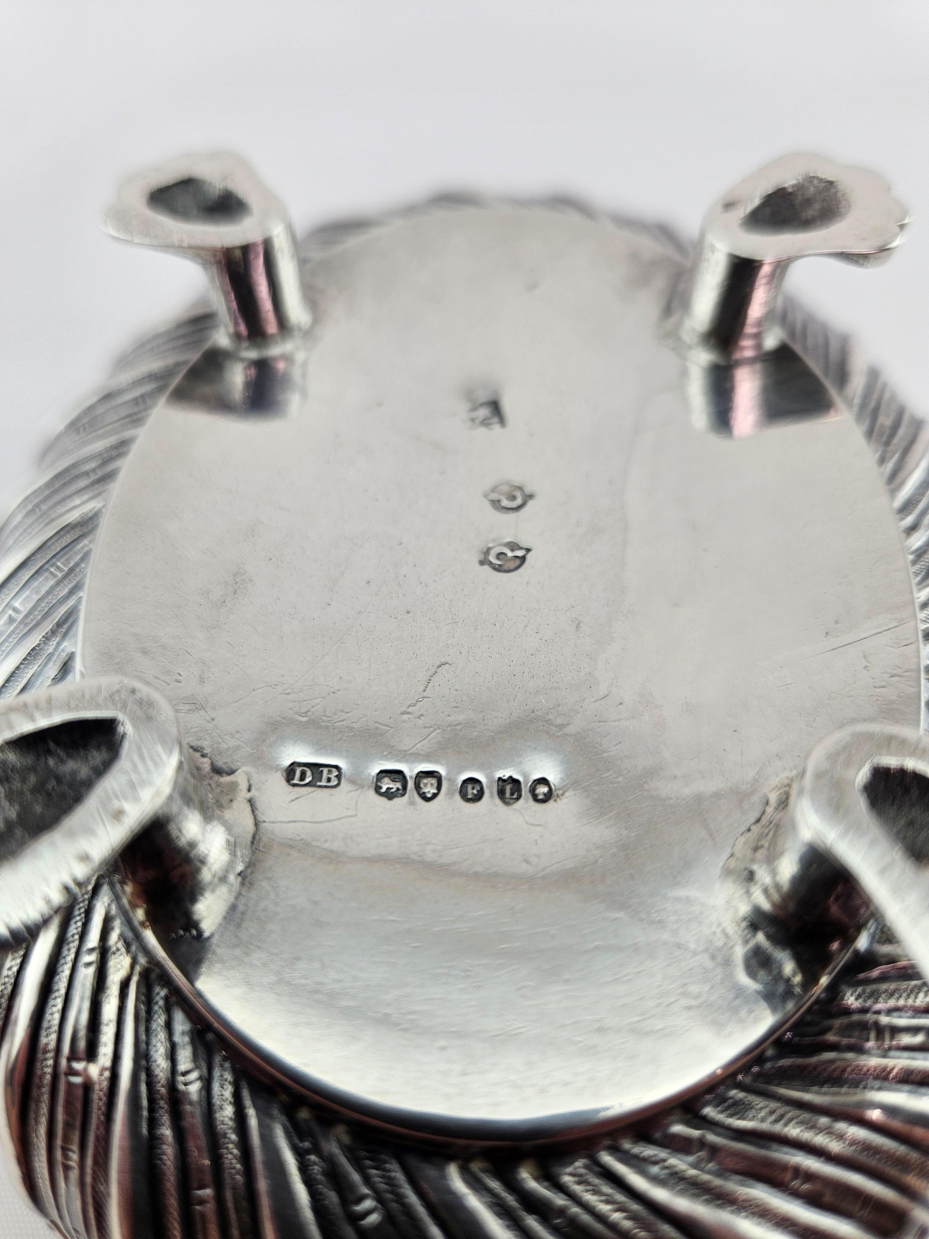 Antique Sterling Silver Footed Jewelry & Ring or Trinket Box 2
