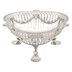 Antique Sterling Silver Fruit Dish, 1910