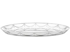 Antique Sterling Silver Galleried Tray