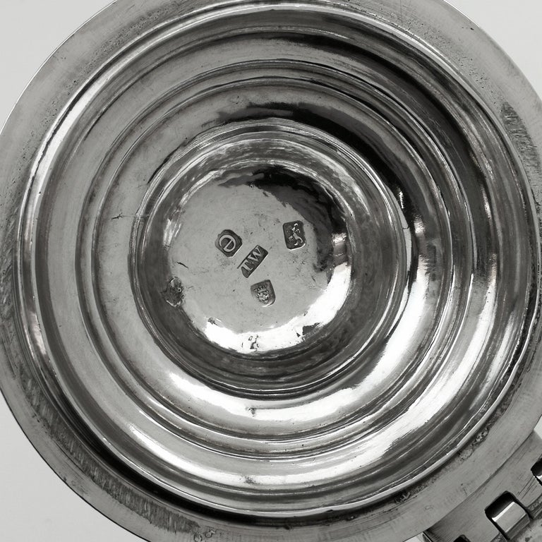 Antique Sterling Silver Georgian Silver Lidded Tankard/Beer Mug 1780 George III For Sale 2