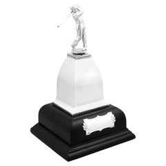Trophée de golf ancien en argent par James Fenton, 1913