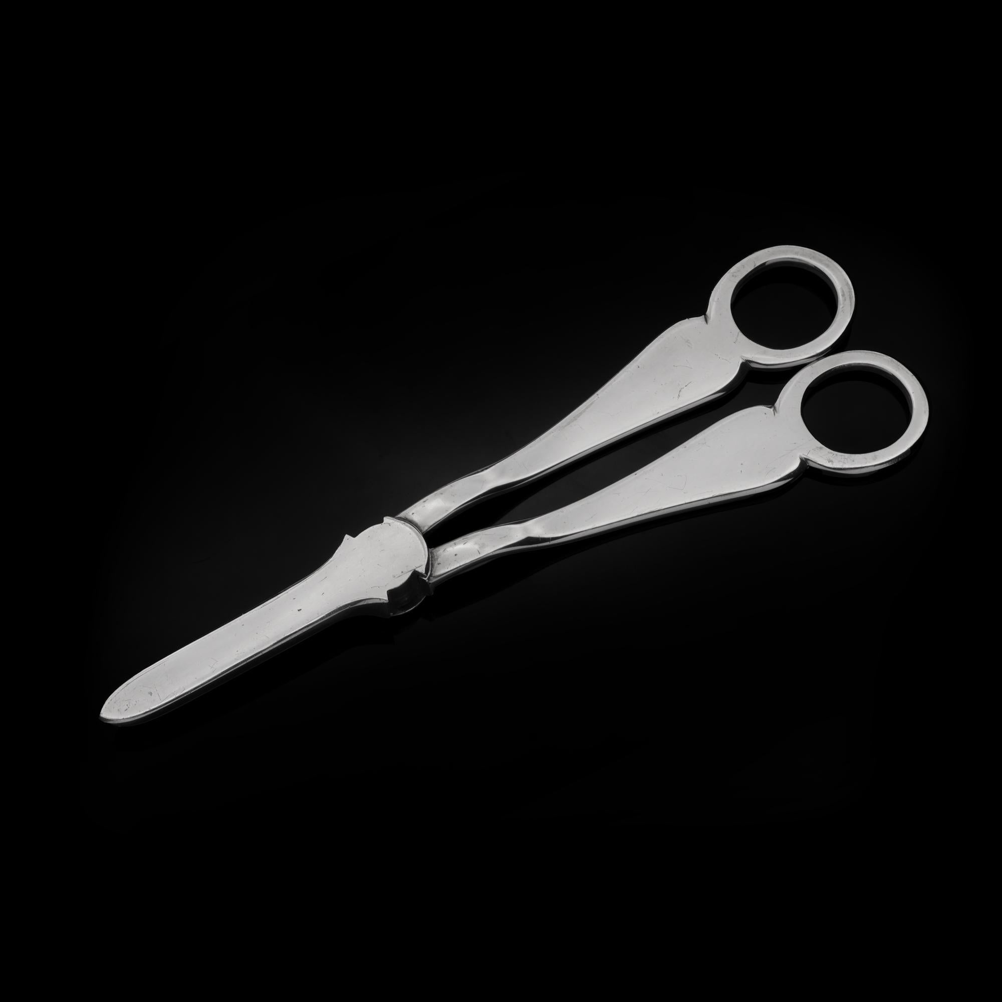 Forbici da uva antiche in argento sterling In condizioni buone in vendita a Braintree, GB
