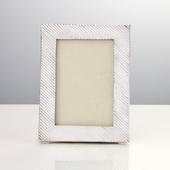 Antique Sterling Silver Groove Picture Frame Birmingham, 1889