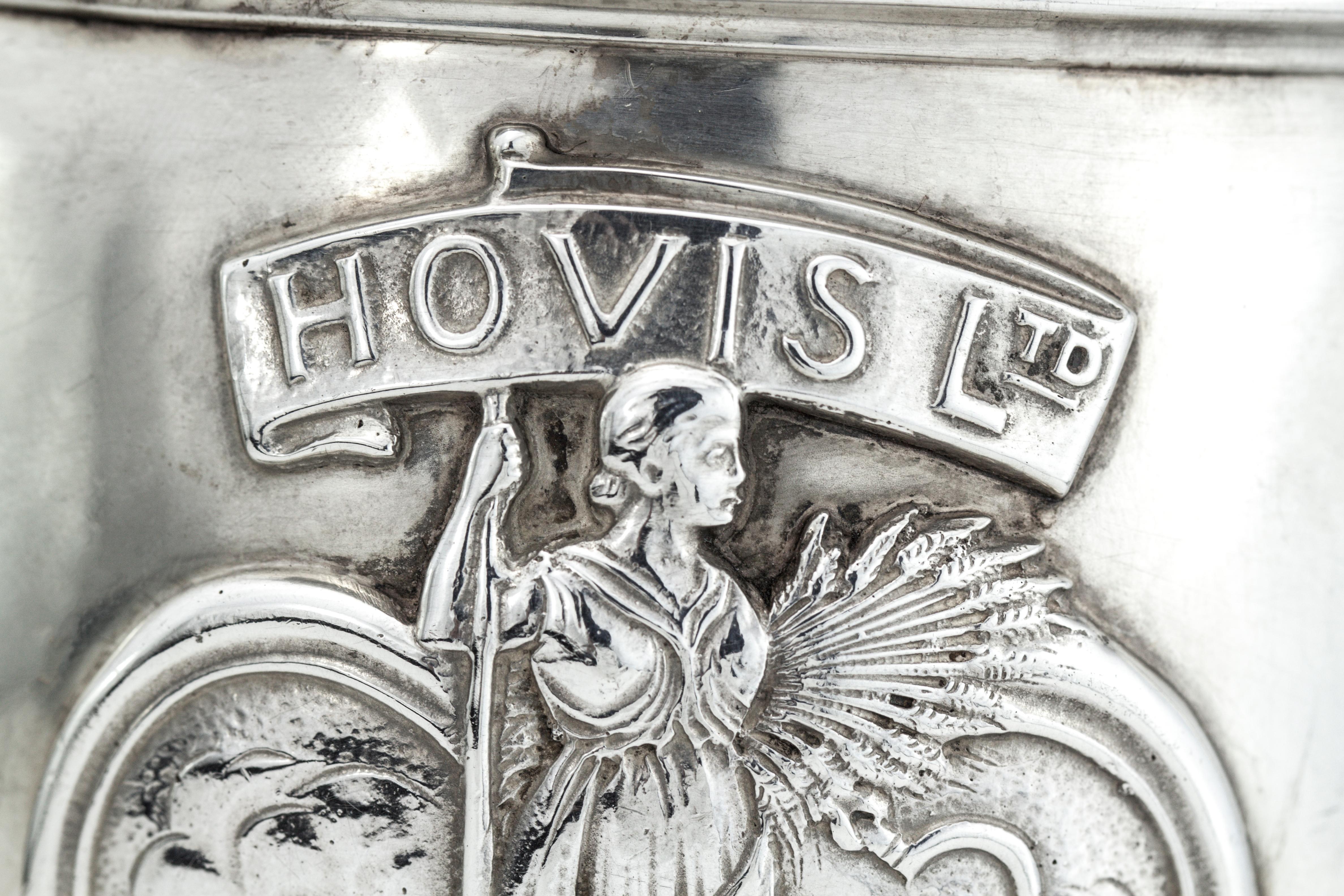 Mid-20th Century Antique Sterling Silver HOVIS Ltd. Trophy For Sale