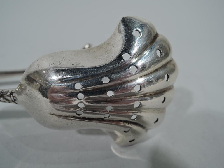 Antique Sterling Silver Ice Tongs by Baltimore Maker Jacobi and Jenkins