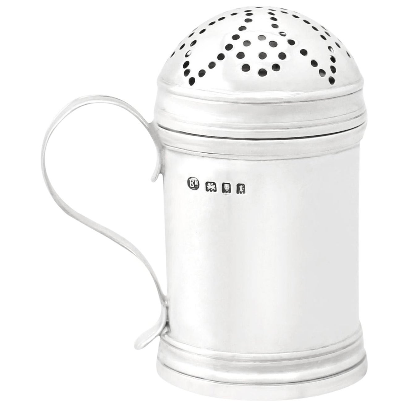 Antico pepe da cucina in argento sterling