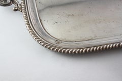 Antique Sterling Silver Large Serving Tray, Chester 1912, Barker Brothers