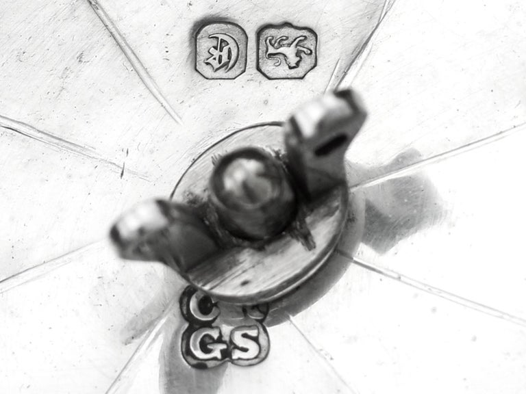 Antique Sterling Silver Locking Tea Caddy, '1850' For Sale at 1stDibs