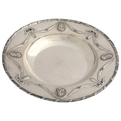 Antique Sterling Silver Low Bowl