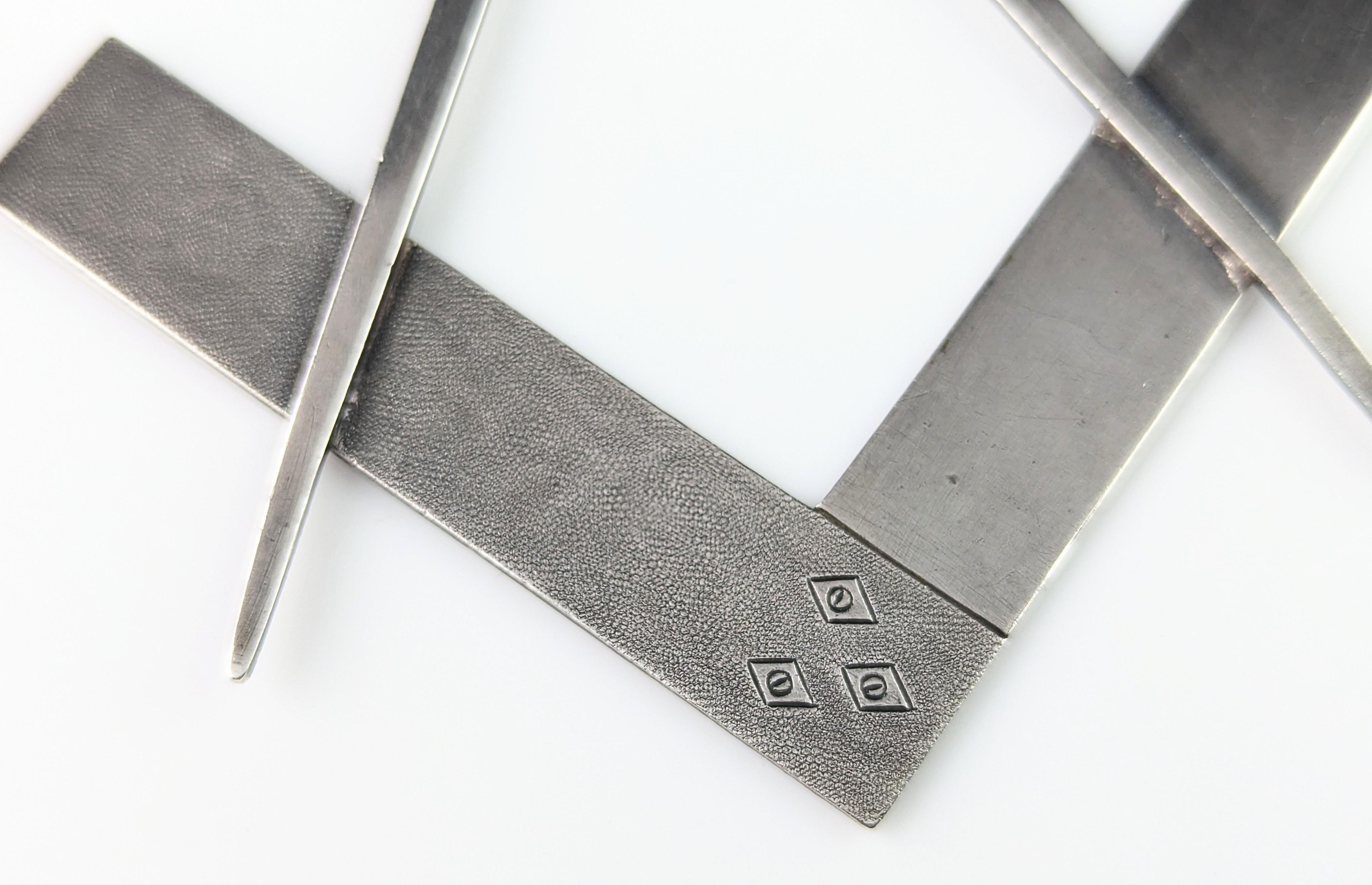Antico ciondolo massonico in argento sterling, grande, vittoriano in vendita 8
