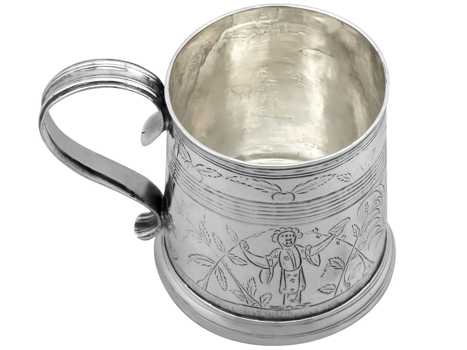 Taza antigua de plata de ley Inglés en venta