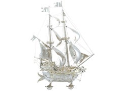 Antique Sterling Silver Nef / Centrepiece