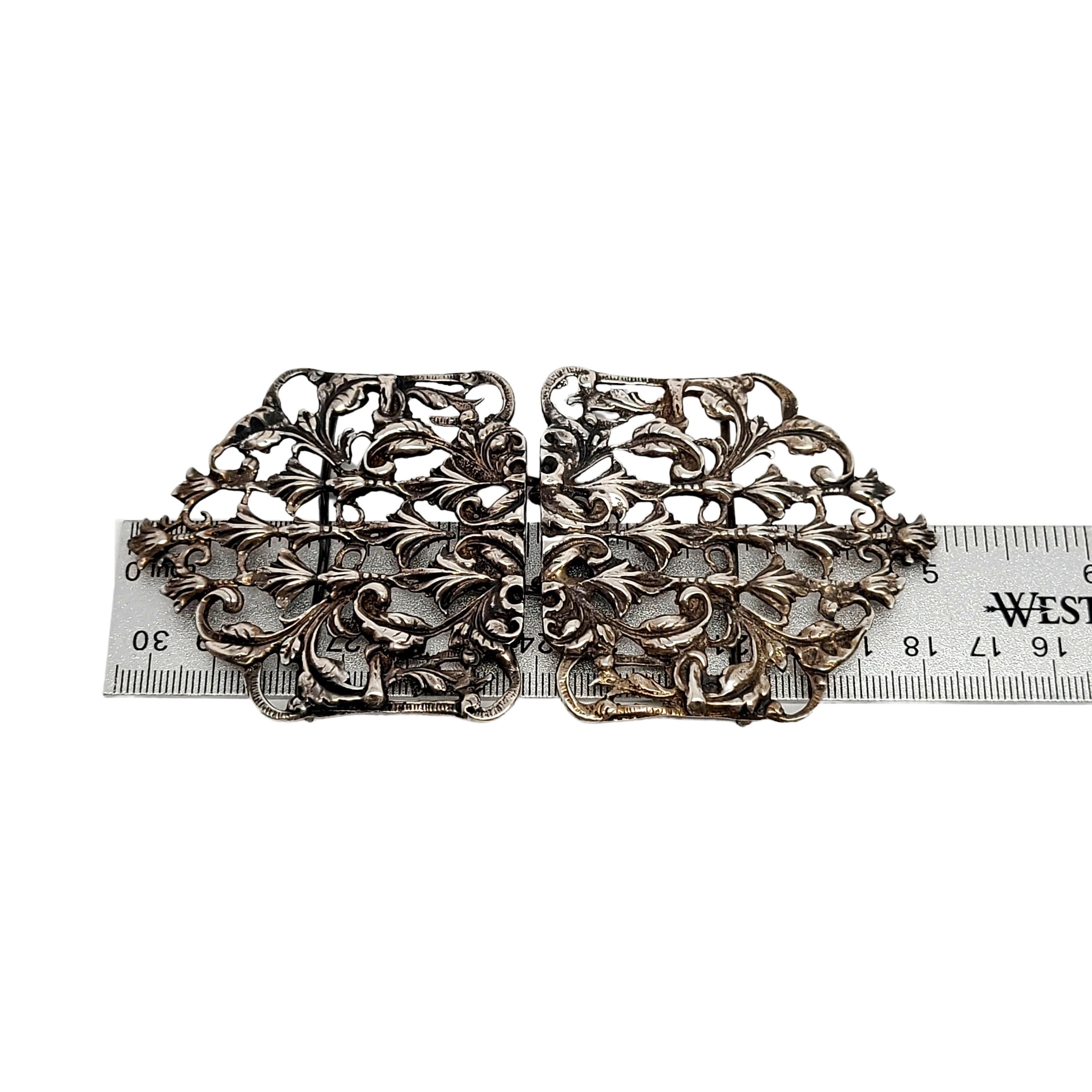 Antique Sterling Silver Nurses Buckle For Sale 3