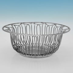 Antique Sterling Silver Pair Of Dishes - Hallmarked in 1919