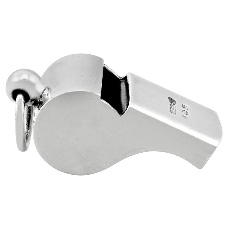 Antique Sterling Silver Pea Whistle For Sale at 1stDibs