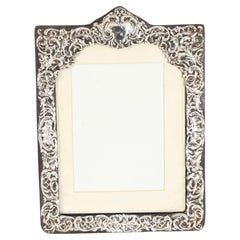 Antique Sterling Silver Photo Frame Dated 1902 27x20cm
