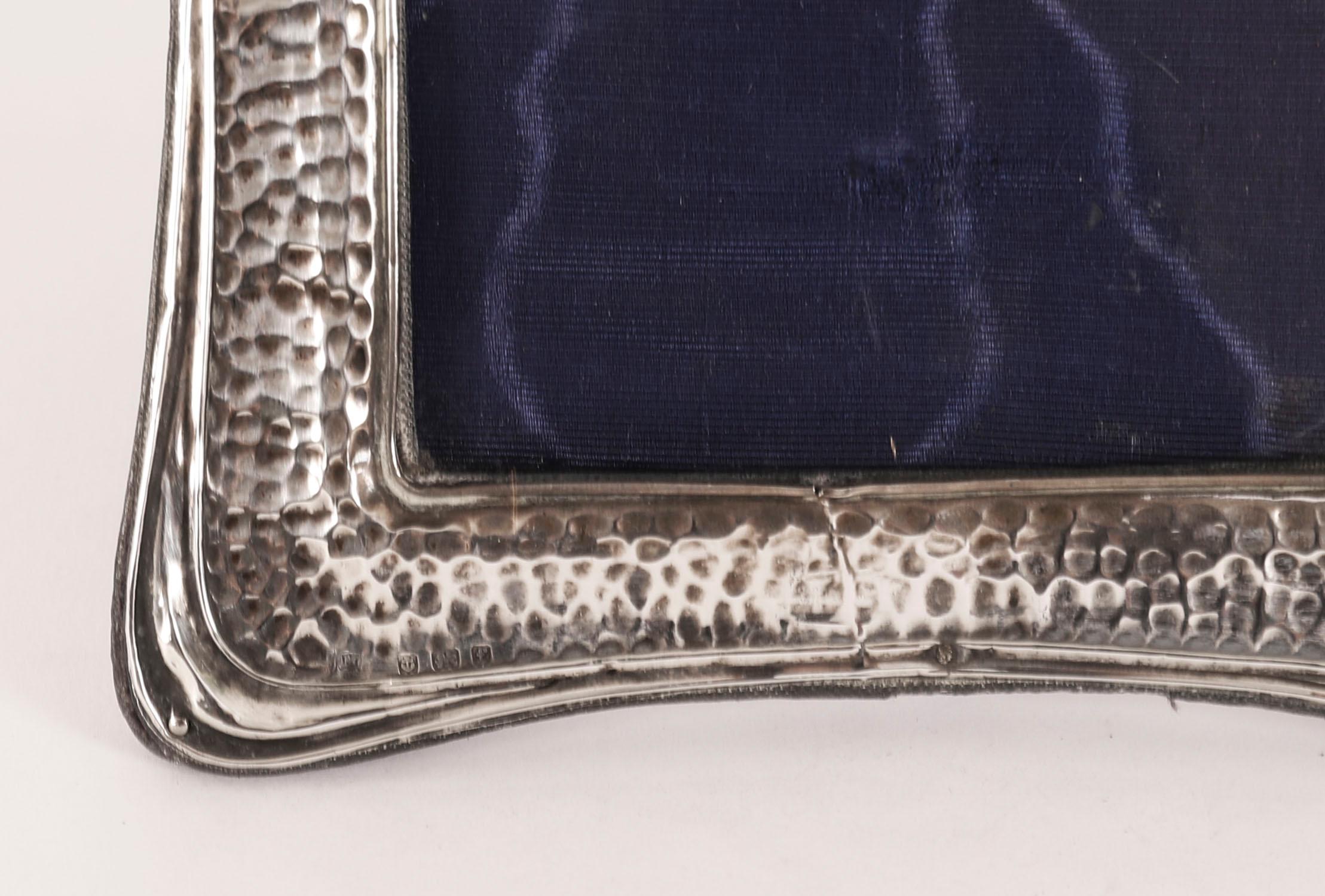 Antique Sterling Silver Photo Frame Henry Mathews Birmingham 20th Century For Sale 1