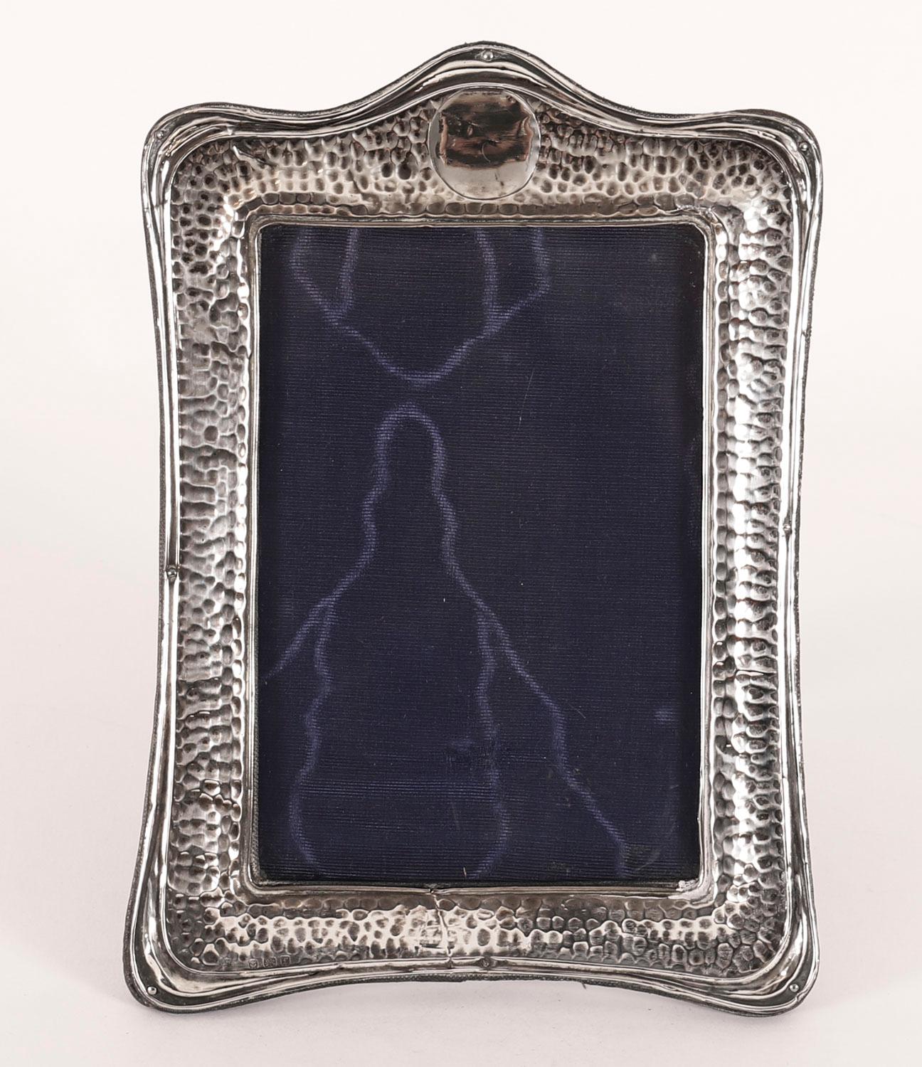 Antique Sterling Silver Photo Frame Henry Mathews Birmingham 20th Century For Sale 2