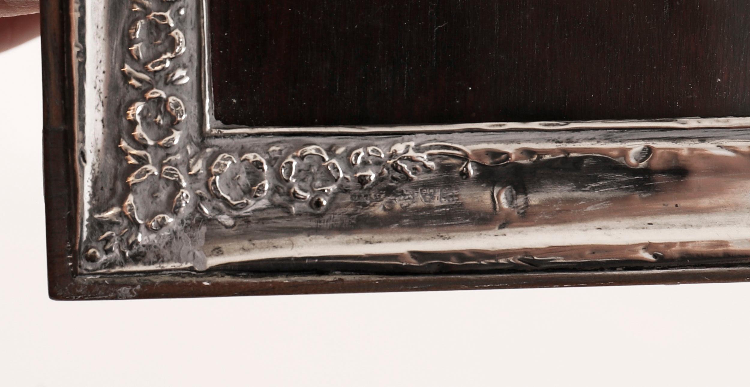 Antique Sterling Silver Photo Frame J & R F Ltd Late 19th c 18.5cm x 14cm For Sale 1