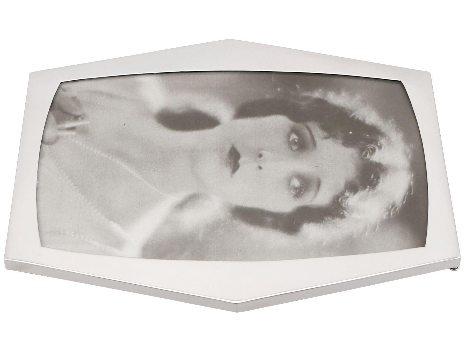 Antique 1919 Sterling Silver Photograph Frame 2