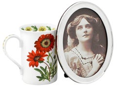 Cornice fotografica antica in argento sterling